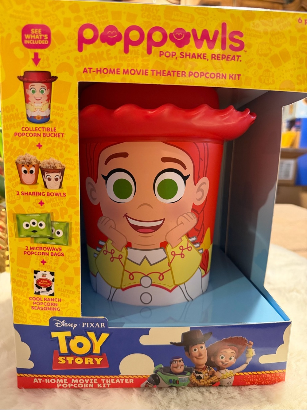 Poppowls Disney Pixar Toy Story Jessie Red Collectible Popcorn Kit